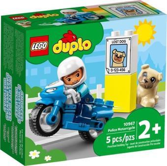 LEGO DUPLO Kurtarma Polis Motosikleti 10967 +2 Yaş (5 Parça)