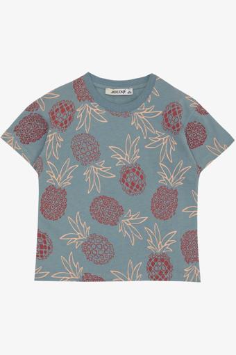 Jack Lions Erkek Çocuk Tişört Ananas Desenli 1.5-5 Yaş, İndigo