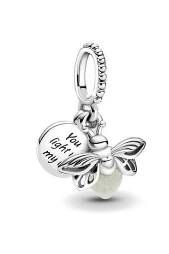 Asafaccessory Ateş Böceği Charm Gümüş Kaplama Gri Tek Ebat