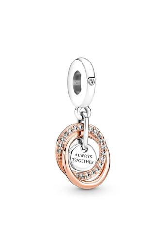 Asafaccessory Always Together Sallantılı Charm Gümüş Kaplama Gümüş altın Tek Ebat