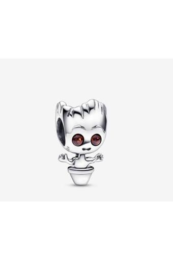 Asafaccessory Groot Charm Gümüş Kaplama Gri #1