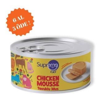 Supreme Cat Tavuklu Püre Yetişkin Kedi Konservesi 85 Gr 6 AL 5 ÖDE
