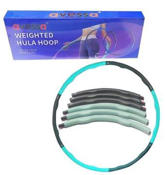 Avessa Hlp-100 Ağırlıklı Hulahop 1,2Kg Gri-Mavi