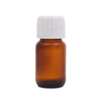Şişe Amber Cam 20 Ml - Kahverengi Ecza Numune Şişesi 20cc Kapaklı