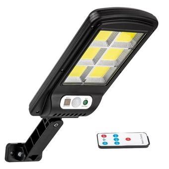 Hareket Sensörlü 3 Modlu Uzaktan Kumandalı 6 Cob Ledli Solar Lamba