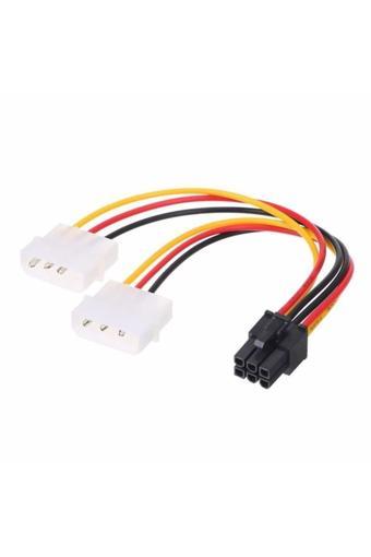 Gabble 6 Pin Ekran Kartı Power Güç Kablosu Pcı Ex 15 Cm