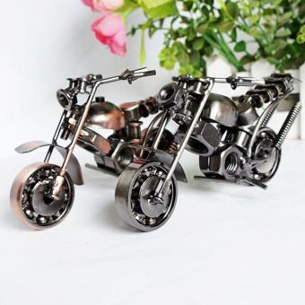 Büro Ev Dekoru için Hediyelik El Yapimi Metal Motor Maketi