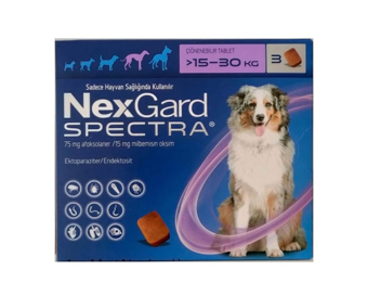 Nexgard Spectra L (15-30 kg) Köpekler İçin 1 Kutu