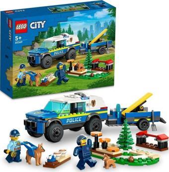 LEGO City Mobil Polis Köpeği Eğitimi 60369-5 Yaş ve Üzeri Çocuklar için Oyuncak Yapım Seti +5 Yaş (197 Parça)