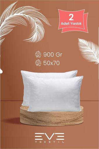 2 Adet Pollycotton Silikon Yastık 50 X 70 Cm 900 gr