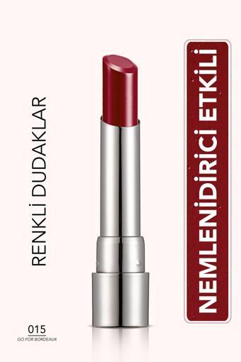 Flormar Nemlendirici Parlak Ruj - Sheer Up Lipstick - 015 Go For Bordeaux - 8682536012133