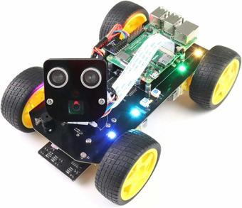 FREENOVE 4WD Akıllı Araç Kiti - Raspberry Pi Robot İçin