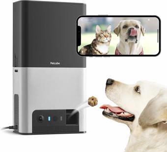 Petcube Bites 2 Wi-Fi Evcil Hayvan Kamerası, Otomatik Mama Kabı