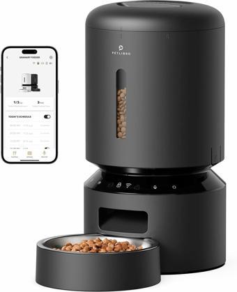 PETLIBRO Otomatik Kedi Maması Dispenseri, 5G WiFi - Siyah