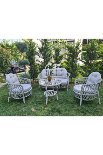 Grass Garden Akasya 2-1-1 Rattan Bahçe Mobilyası