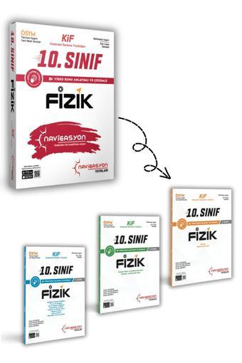 Navigasyon Yayınları 10. Sınıf Fizik Müfredatının Tamamı Kif Seti (Kademeli İlerleme Fasikülleri) - Navigasyon Yayınları
