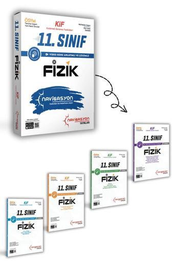 Navigasyon Yayınları 11.Sınıf Fizik Müfredatının Tamamı Kif Seti (Kademeli İlerleme Fasikülleri) - Navigasyon Yayınları