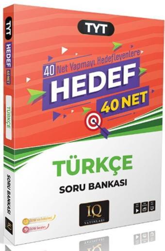 IQ Yayınları TYT Türkçe Hedef 40 Net Soru Bankası - PRF Paraf Yayınları