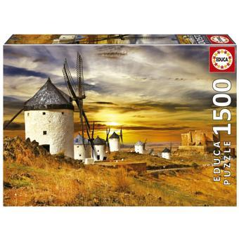 1500 Parça Consuegra Yel/Rüzgar Değirmenleri Puzzle - 19618