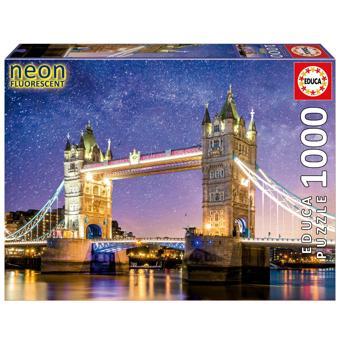 1000 Parça Puzzle Londra Kule Köprüsü Karanlıkta Parlayan Puzzle - 19930 - Tower Bridge, London