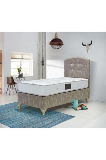 Zelis Mobilya Tek Kişilik Classic Set Yatak + Baza + Başlık