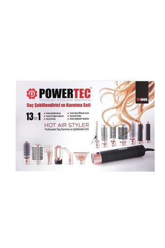 TR-6666 Ionic Series AirWrap Multi-Styler Saç Şekillendirici & Kurutma 13in1 Profesyonel Set