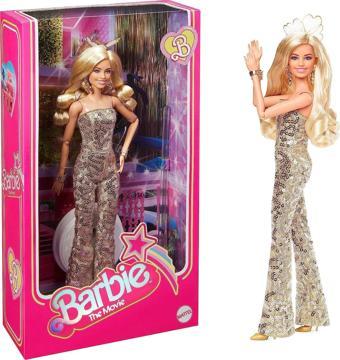 Barbie Movie Barbie Gold Tulumlu Bebek HPJ99 