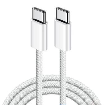 FitPlus IP16K Type-C to Type-C 1mt 60W Örgü Tasarım Hızlı Şarj Kablosu