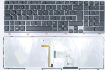 İnfostar Sony SVE 17, SVE17 Notebook Klavye Tuş Takımı-Beyaz-Işıklı