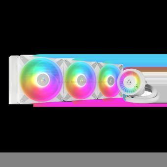 ARCTIC Liquid Freezer III - 420 Beyaz A-RGB Intel/AMD İşlemci Uyumlu, 420mm Radyatörlü 3x P12 PWM PST A-RGB Fanlı Yeni Nesil Sıvı Soğutucu - ACFRE0015