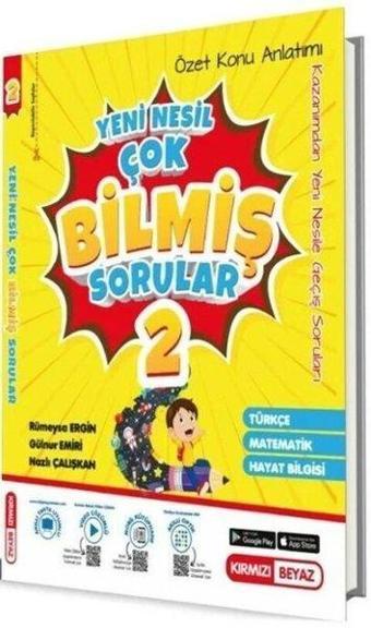 2. Sınıf Tüm Dersler Yeni Nesil Çok Bilmiş Sorular - Kolektif  - Kırmızı Beyaz Yayınları-Eğitim