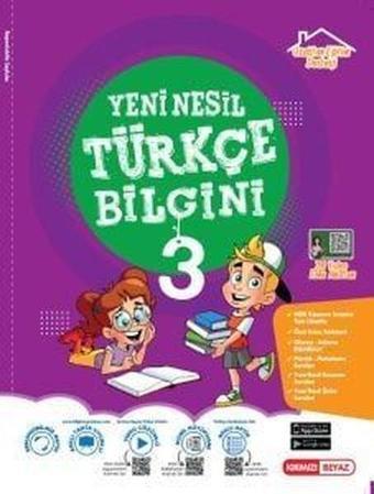 3. Sınıf Yeni Nesil Türkçe Bilgini - Kolektif  - Kırmızı Beyaz Yayınları-Eğitim