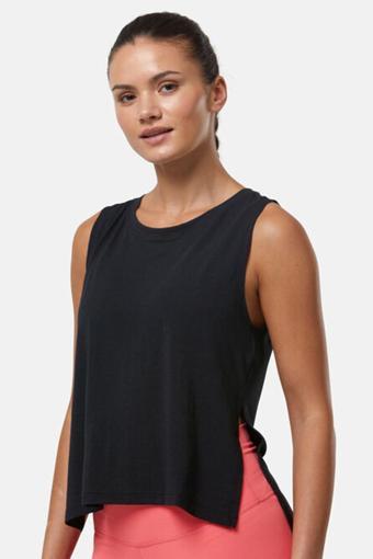 Nike Sportswear Dri Fit Yoga Black Tank Top Siyah Spor Atlet