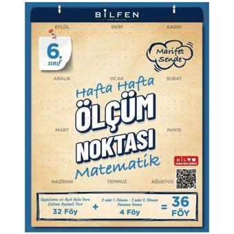 Bilfen Yayınları 6. Sınıf Matematik Ölçüm Noktası Soru Bankası - Bilfen Yayınları