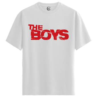 Color Luxe The Boys - %100 Pamuklu Erkek Beyaz Tişört - Premium Quality