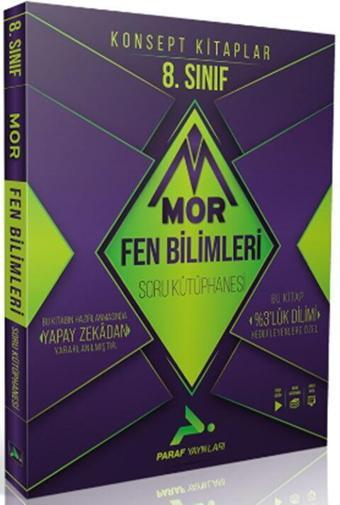 Paraf Yayınları 8. Sınıf LGS Mor Fen Bilimleri Soru Kütüphanesi - PRF Paraf Yayınları
