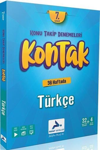 Paraf Yayınları 7. Sınıf Türkçe Kontak Denemeleri - PRF Paraf Yayınları