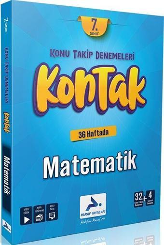 Paraf Yayınları 7. Sınıf Kontak Matematik Denemeleri - PRF Paraf Yayınları