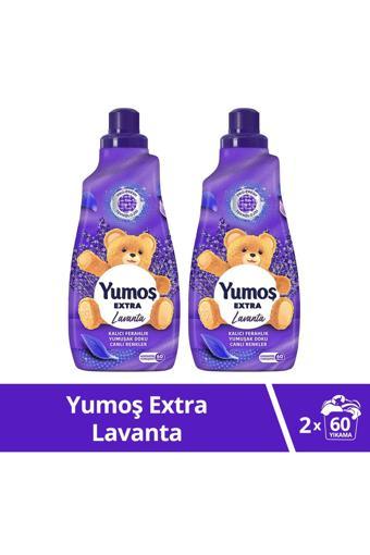 Yumoş Extra Konsantre Çamaşır Yumuşatıcısı Lavanta 1440 Ml 60 Yıkama 2 Adet