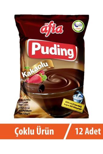 Afia Kakaolu Puding 12X125 Gr