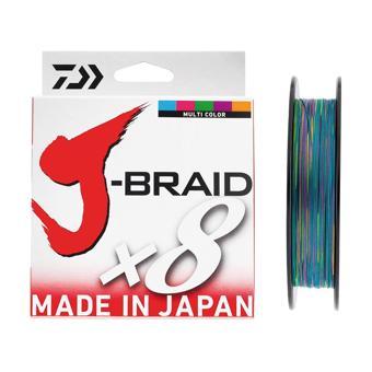 Daiwa J-Braid 8B Multicolor 300m İp Misina 0,35mm