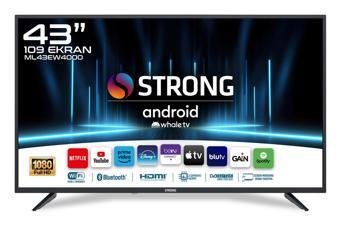 STRONG ML43EW4000 43’’ 109cm Ekran Full HD Uydu Alıcılı Whale TV LED