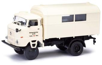 Busch Maket Model Kamyon IFA W50 Koffer DRK 1/87 HO (95247)