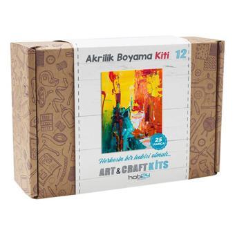 Hobi24 Akrilik Boyama Kiti - Kit 12
