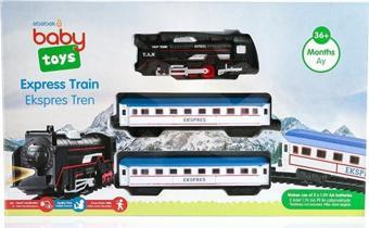 Baby Toys Ekspres Tren BYT-45,Çocuklar İçin Pilli Oyuncak Tren