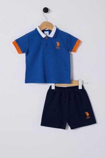 U.S. Polo Assn. Erkek Bebek Mavi Bebek Takım