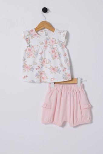 U.S. Polo Assn. Kız Bebek Beyaz Bebek Takım