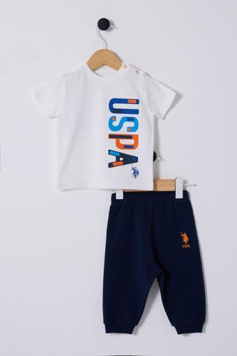 U.S. Polo Assn. Erkek Bebek Beyaz Bebek Takım