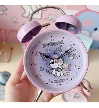 Kuromi Desenli pilli nostaljik Çalar Saat Masa saati