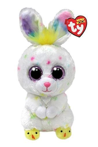 TY Dusty - Beyaz Tavşan 15 cm: Yumuşaklığı ve Neşesiyle Kalbinizi Çalacak!